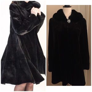 Ladies Sheared Mink Fur Coat